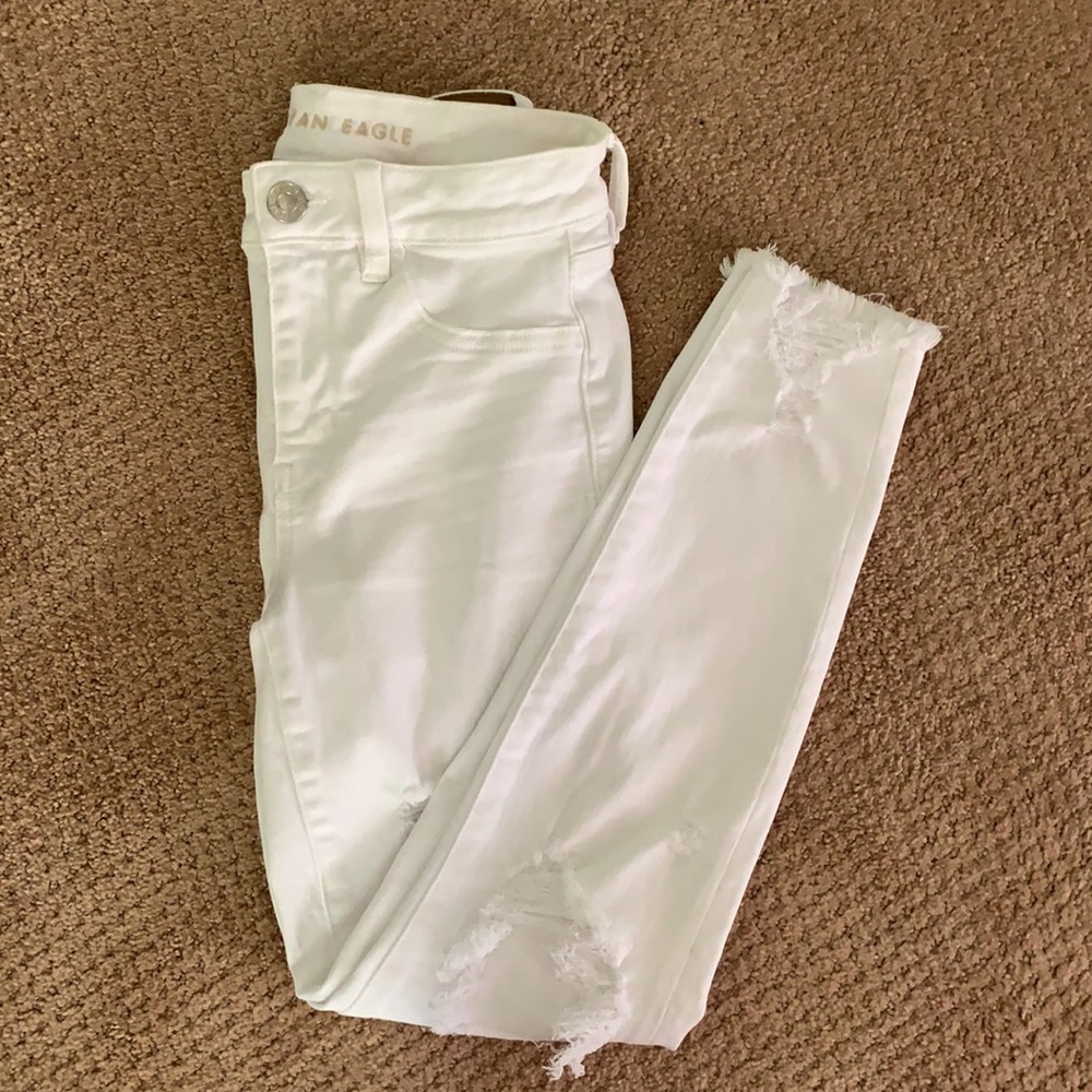 White Hi-Rise Jeans